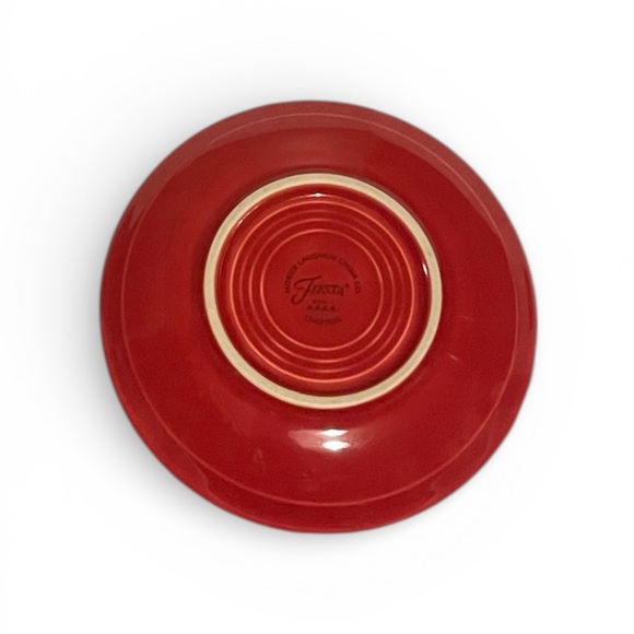 Homer Laughlin Scarlet Red Fiesta Saucer - Picture 2 of 4